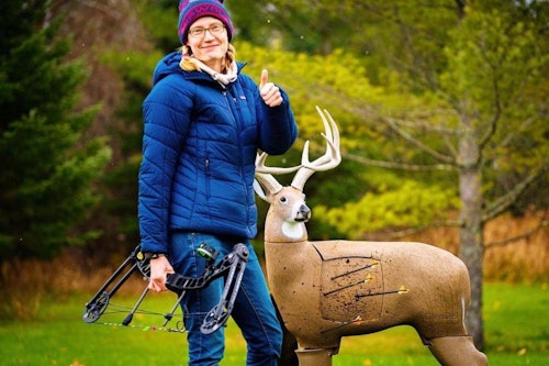 Not all archers, men and women alike, must be diehards to bowhunt annually. Casual bowhunters who limit their shooting range can be successful in the field and have a ton of fun. Photo from Mission Archery Facebook/Luke Kavajecz.