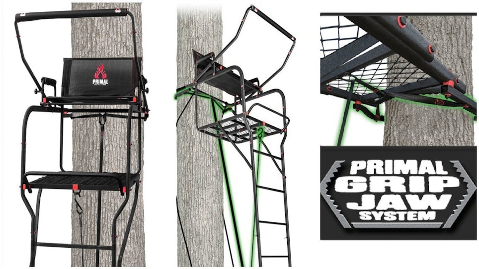 Primal Treestands Mac Daddy Xtra Wide Deluxe Ladder Stand
