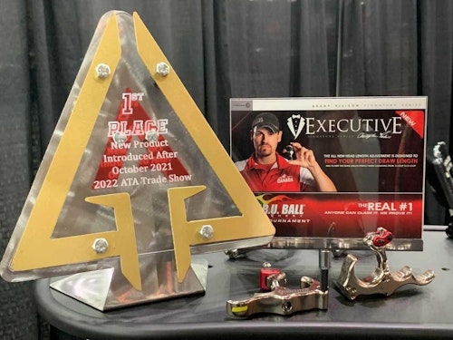 The Executive Release by T.R.U. Ball Archery won the gold New Product Launch Showcase Award for products introduced after Oct. 1, 2021.