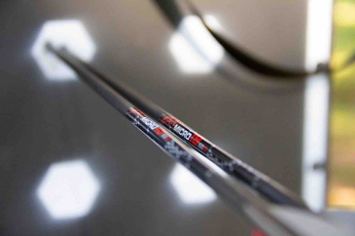 FeraDyne’s AXE Micro 19 arrows are 19 inches long and have nocks that snap solidly onto the string. These arrows are pencil-thin at .166 inches inside diameter.