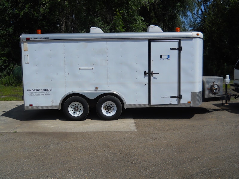 16ft Cues TV/Cutting tandem axle trailer