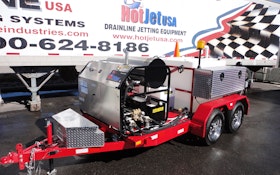 Spotlight: HotJet II Hot/Cold Water Sewer and Drainline Trailer Jetter