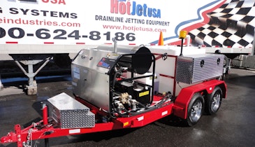 Spotlight: HotJet II Hot/Cold Water Sewer and Drainline Trailer Jetter