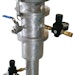 Steam and water inversion heads keep liner under pressure