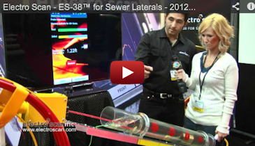 Electro Scan - ES-38™ for Sewer Laterals - 2012 Pumper & Cleaner Expo