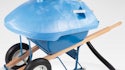 Product Spotlight: High-Powered Wet/Dry Vac Mounts on Construction-Grade Wheelbarrow