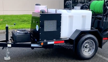 The Eagle 200-DWR Mid-Size Trailer Jetter Series Is in a Class by Itself