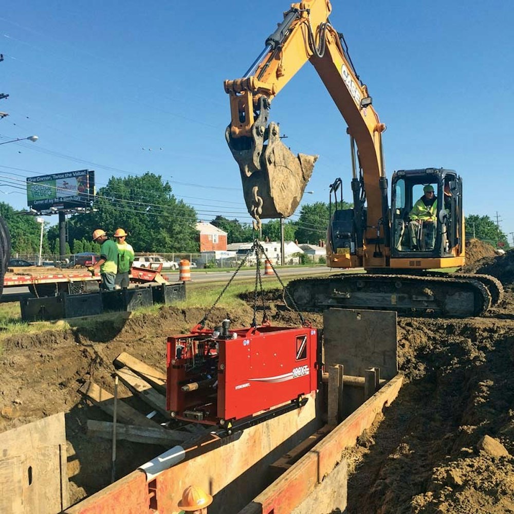 Two Different Types Of Pipe Bursting Machines Bring Dig Different