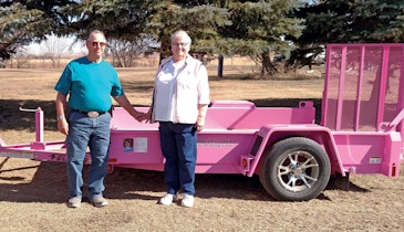 Couple Gets Pink Trailer from Felling