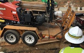 Georgia Contractor Finds Unique Way to Position Drill on Job Site