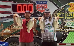 Tournament Anglers Catch Limits of 3-Pound Crappies
