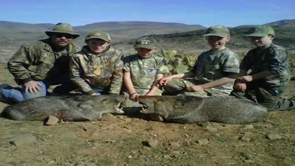 Youth Outdoors Unlimited's annual Javelina camp