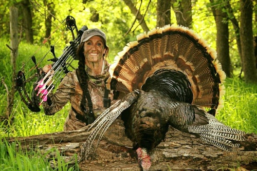 Melissa Bachman has hunted big game all over the world, but one of her favorite pursuits is bowhunting turkeys.