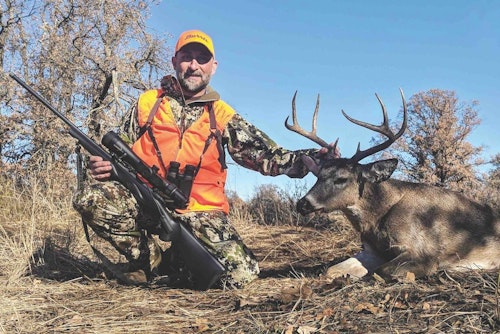 The author with his second Sooner buck.