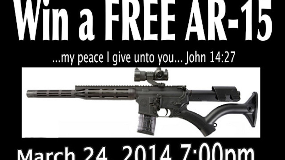 New York Church Spurns Critics, Raffles Second AR-15 Rifle