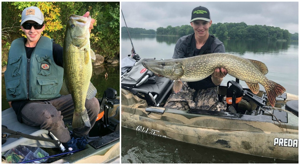 The author’s 16-year-old son Elliott recently obtained his driver’s license and can now take the family’s Predator PDL kayak on solo missions to carry-in-only lakes. He’s caught several of his largest bass and pike from such waters.
