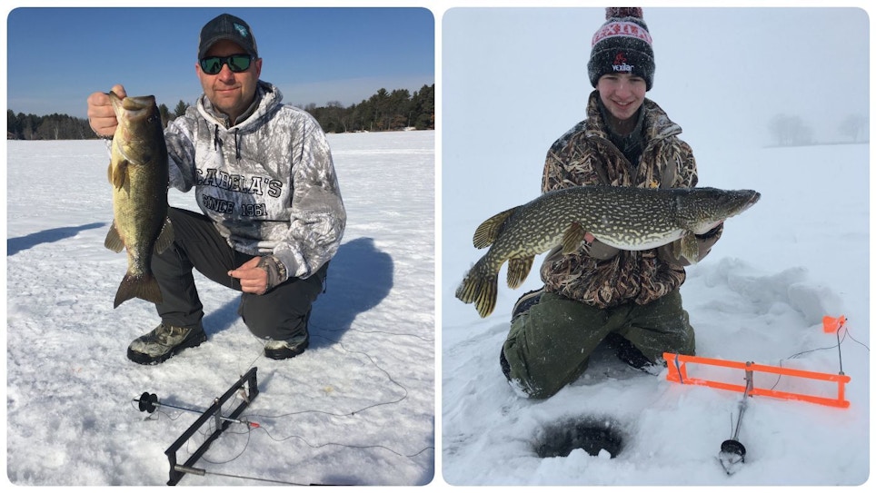 Ice Fishing Tip: A One/Two Punch for Bass and Pike