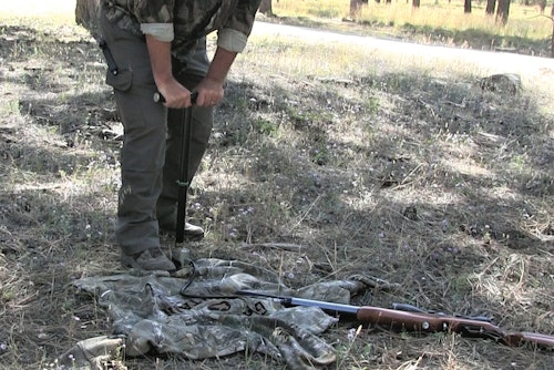 This rifle took 150 pumps to charge, which gave the author about 25 shots before a refill was needed.