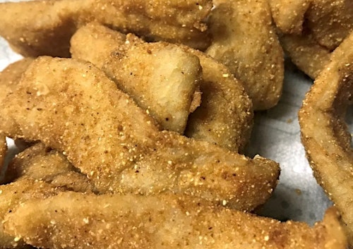 A tasty meal of fried crappie is the end game for successful wintertime fishing. (Photo: David Rainer)
