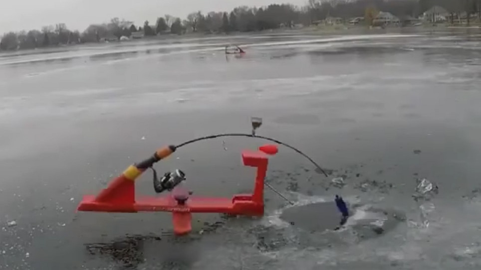 Ice Fishing Fail Video