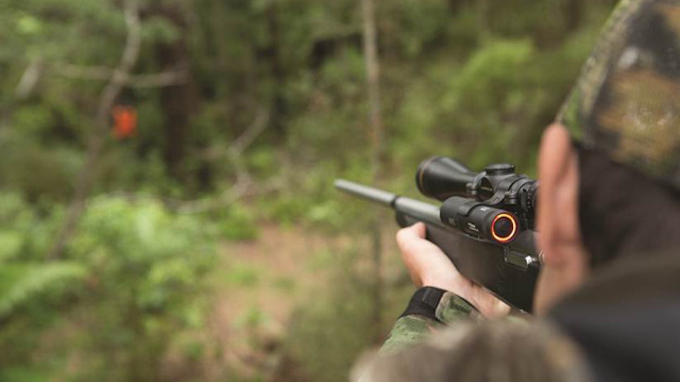 The IRIS warns hunters if their gun is aimed at a person