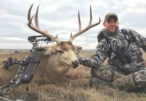 A perfect management buck, this wide, heavy and old 3x3 muley was exactly what the author hoped to find while snaking across the plains of north Texas.