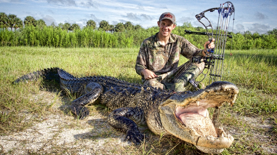 Nailing A Giant South Florida Gator With A Bow