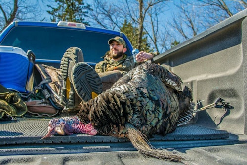 Josh Dahkle loves hunting — and eating — wild turkeys. (Photo by Luke Koch.)