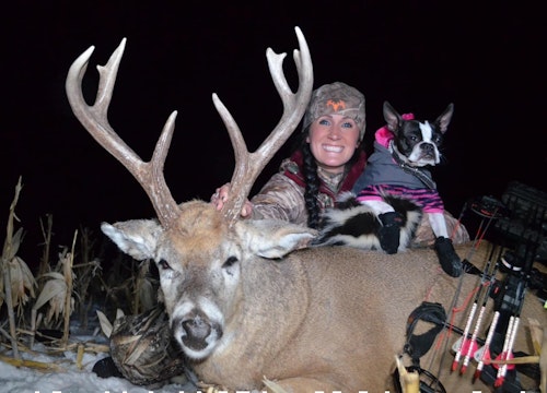 Melissa Bachman’s hunting buddy, Porkchop.