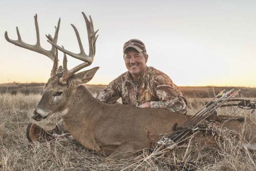 Frank Pappas of Colorado owns and leases land in Kansas, where he took this world-class whitetail in November 2016.