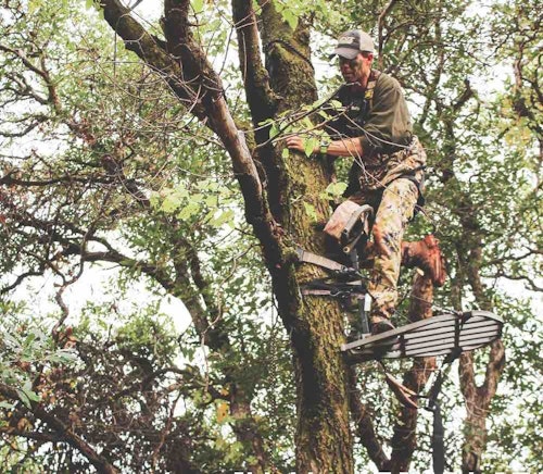 Hang-and-hunt missions can produce excellent results. Being prepared physically to tote stands, climbing sticks and other gear for miles on public land is a must. 