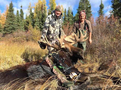 Delaney (left) enjoys the challenge of hunting in difficult terrain. He credits his training regimen for his success.