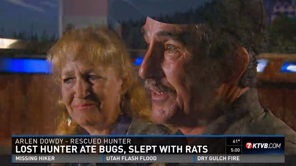 Lost Hunter Says He Ate Bugs While Missing In Boise County