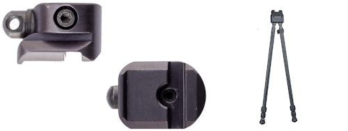 The Swagger Stalker QD42 comes with an adapter so it can be mounted on a crossbow or firearm’s sling swivel. The author didn’t use the adapter because his crossbow has a Picatinny rail mounted below the foregrip.