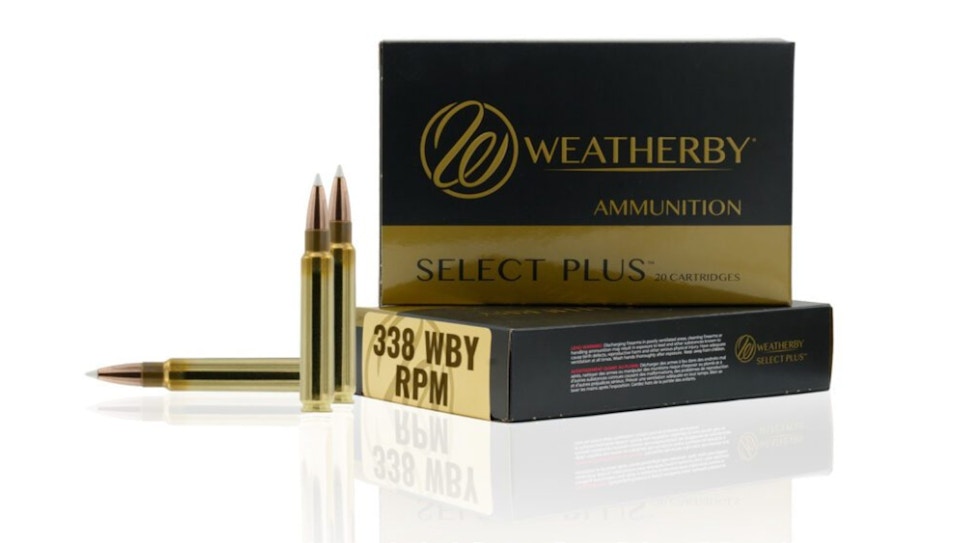 Weatherby .338 WBY RPM Cartridge