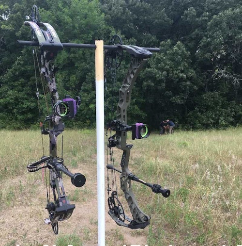 Top-notch 3-D archery courses have shooter-friendly features like bow racks at each station.