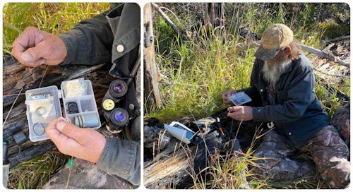 Longtime elk guide Rick Wemple carries a variety of different calls, and tries them all until he finds the one a particular bull will respond to.