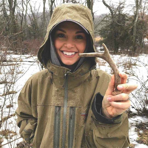 Big sheds are easy to spot. It takes a real shed-hunting savant to find antlers from yearling bucks.