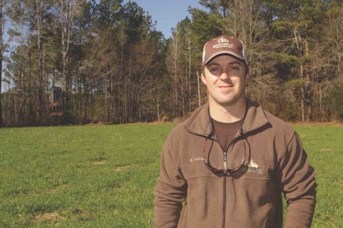 Wildlife consultant and hunting lease manager Ryan Basinger of Westervelt Wildlife Services helps hunters plan year-round food sources for whitetails on their land.
