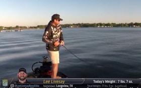 Championship Day Video: Lee Livesay Catches 9-Pounder on Topwater Lure