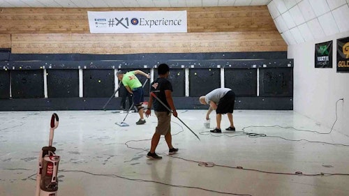 Keep up with archery range maintenance and make sure each lane is tidy and safe. (Photo courtesy of X10 Archery)