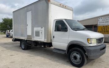 2002 Ford E550 CUES sewer inspection van ex-municipality