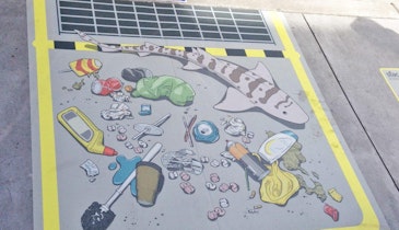 Colorful Messages Raise Awareness of Stormwater Pollution