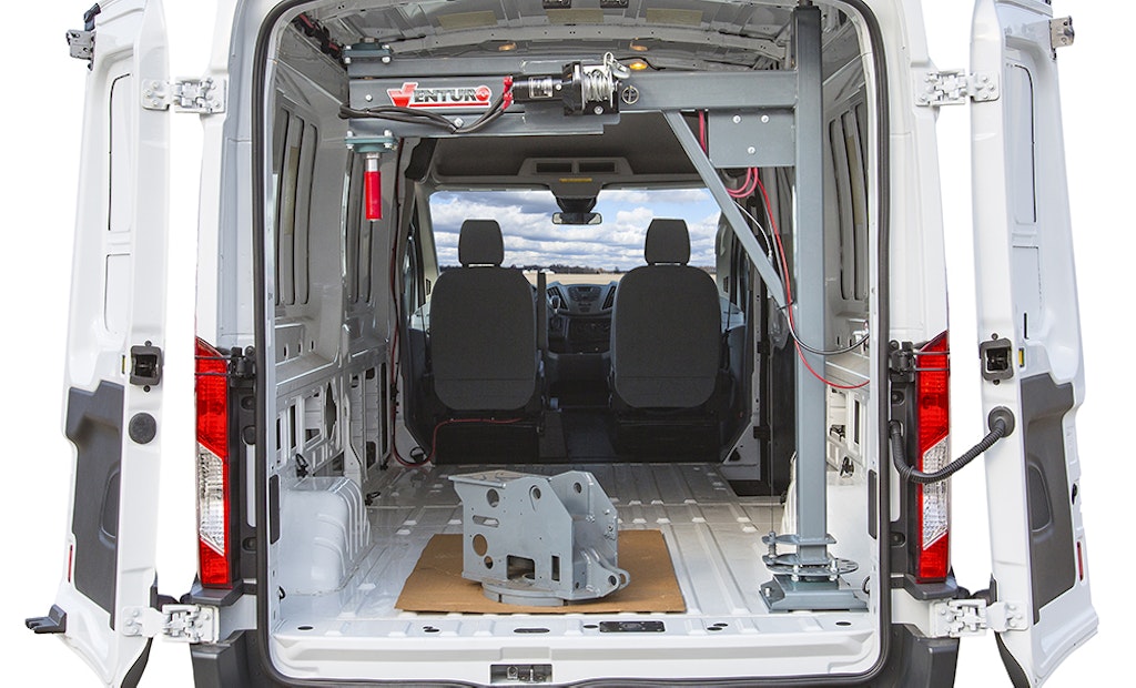 Venco Venturo Unveils First-of-its-Kind Work Van Crane