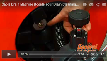 Cable Drain Machine Boosts Your Drain Cleaning Power