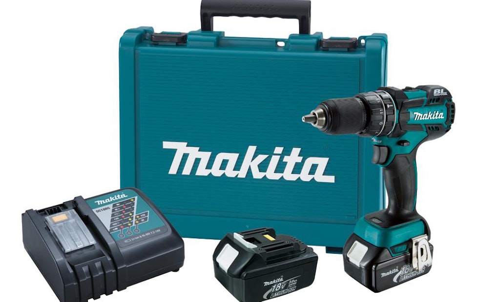 Brushless Hammer Driver-Drill Delivers More Speed