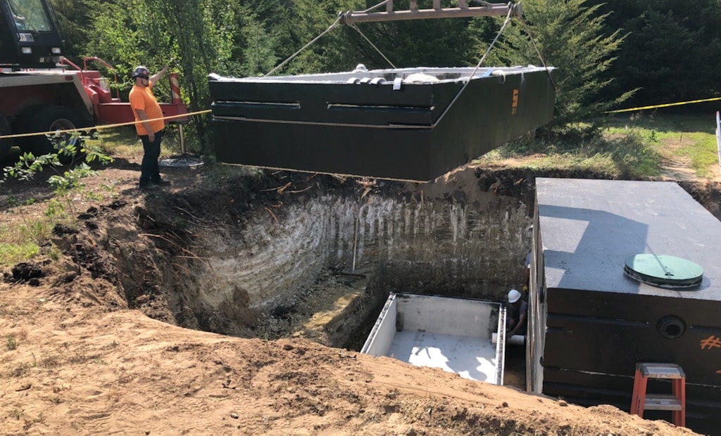 Installing Multiple Flow Equalization Tanks
