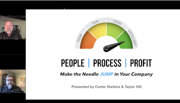 People, Process, Profit – Make the Needle Jump in Your Company