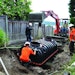 Installer Uses Technology To Place A Septic System On A Small Waterfront Lot On The Puget Sound