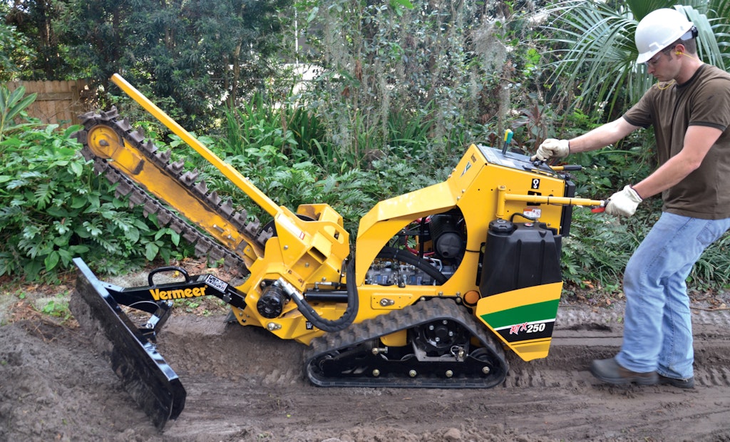 Vermeer introduces new pedestrian trencher for rental industry